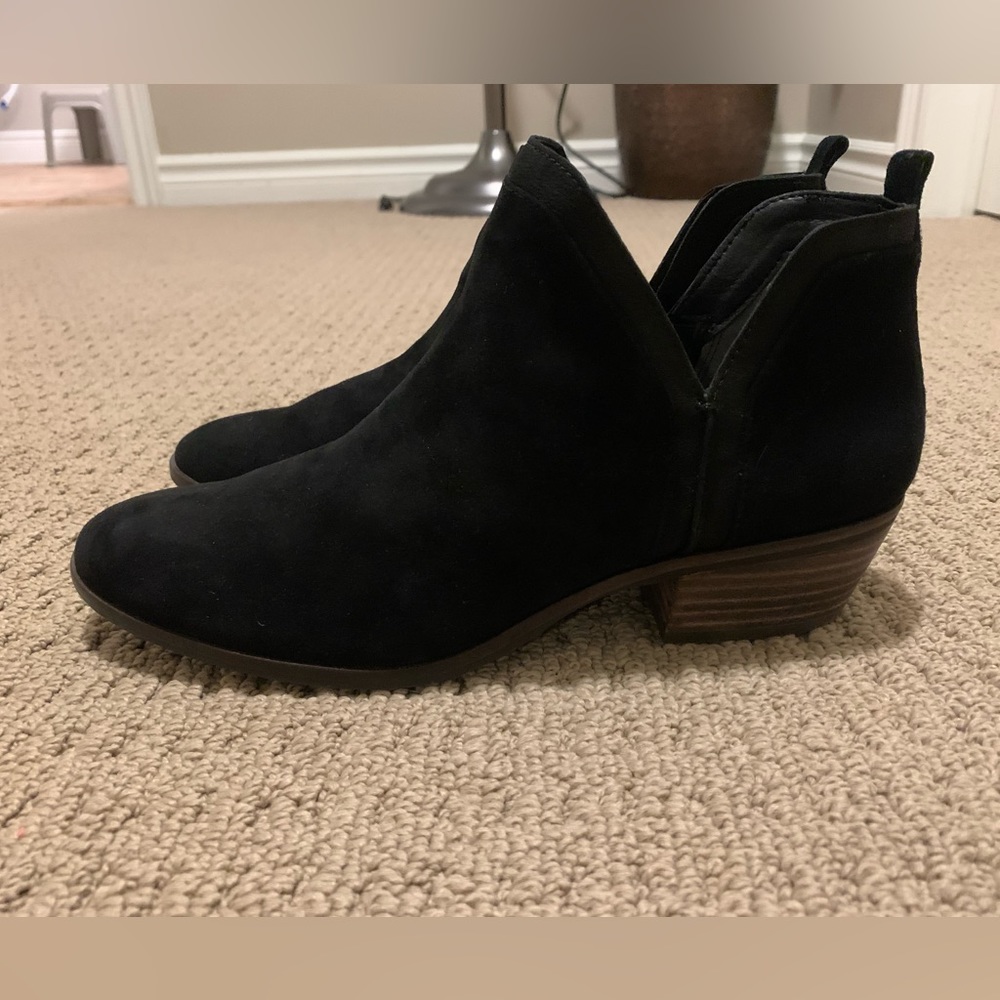 Sam Edelman Patrick bootie. Black suede. Size 10.5